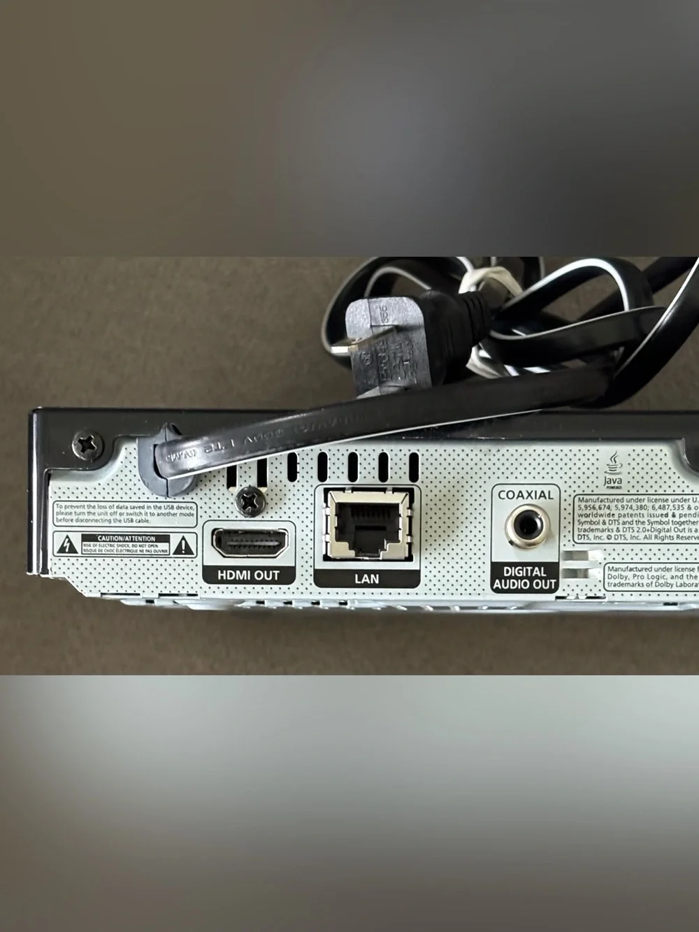 Samsung BD-F5100 Blu-ray DVD Player 1080p HDMI Tested - No Remote